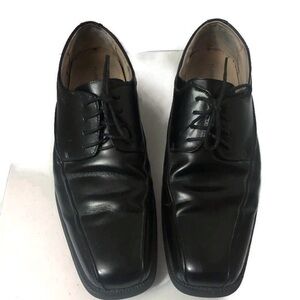 florsheim  Black Leather Mens Dress Shoes Sz10 D